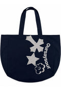 Cross Flower Stud Shopper Bag