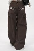 OURSAY Rivet Cargo Pants