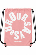 OUR Lettering Drawstring Bag