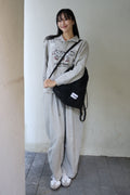 PIN-KNIT BALLOON PANTS - Styling