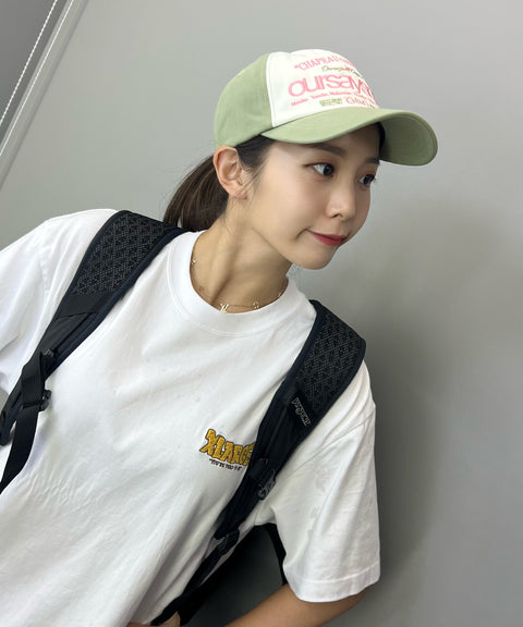Lettering Logo Baseball Cap