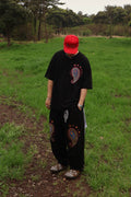 PAISLEY PRT. CUT-OUT 1/2 TEE - Styling