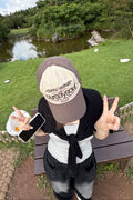 Lettering Logo Baseball Cap
