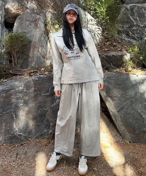 PIN-KNIT BALLOON PANTS - Styling