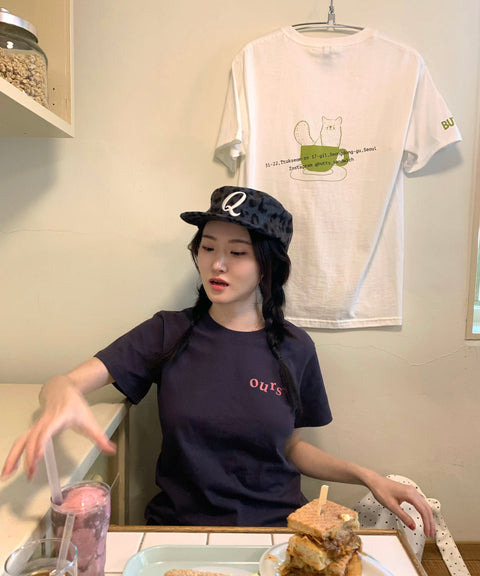 Flower Symbol Logo Cropped T-Shirt