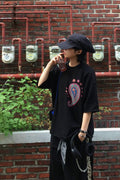 PAISLEY PRT. CUT-OUT 1/2 TEE - Styling