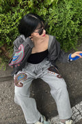 PAISLEY EMB. H-T SWEAT PANTS - Styling