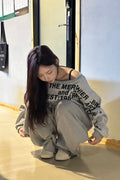 A NOTHING Heavy-Terry Balloon Sweat Pants — Styling snap 15