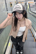 Lettering Logo Baseball Cap