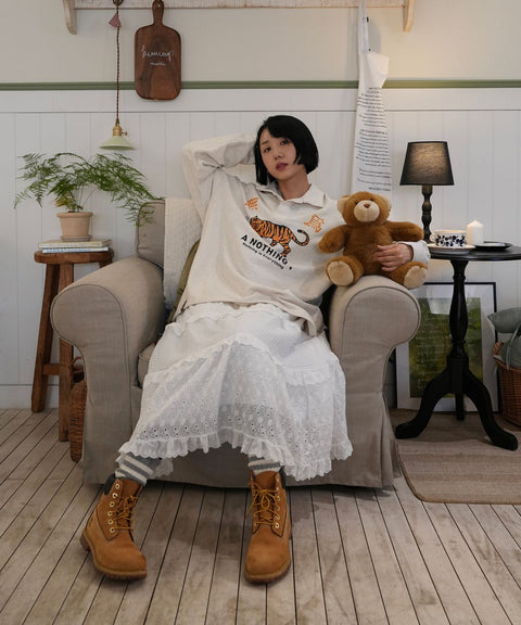 MU-WI PIN-KNIT COLLAR-TEE - Styling