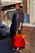 PAISLEY PRT. CUT-OUT 1/2 TEE - Styling