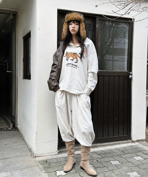 MU-WI PIN-KNIT COLLAR-TEE - Styling