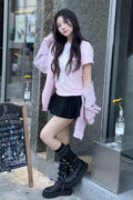 Cross Flower Stud T-Shirt