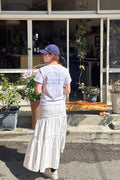 Flower Symbol Logo Cropped T-Shirt