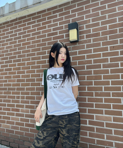 OUR Vintage Camo Logo T-Shirt