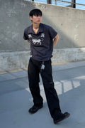 MU-WI PIN-KNIT 1/2 COLLAR-TEE - Styling