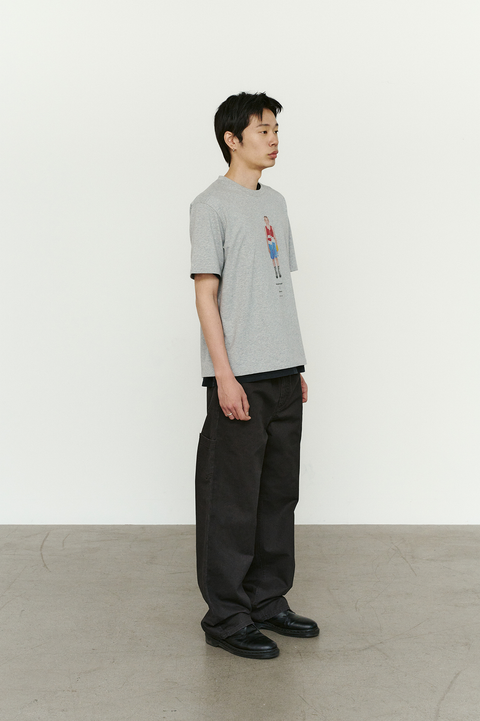 CHOWOO CHOWOO x Nicolai Howalt Boxer Series T-Shirt Ver.2 - Gray