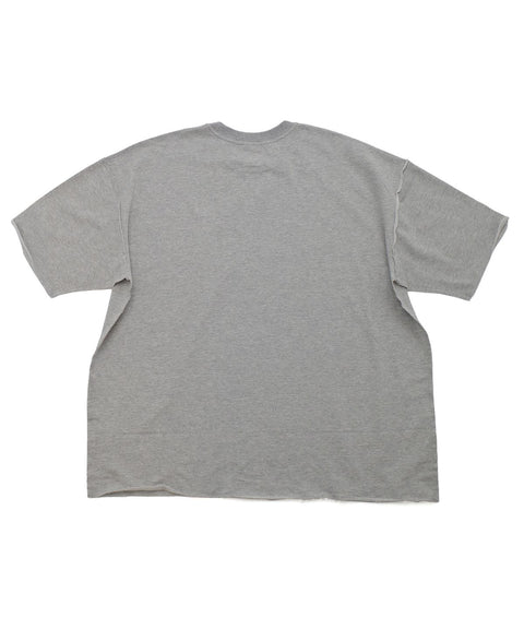 VINTAGE P. DYEING CUT-OUT BOX 1/2 TEE - Gray