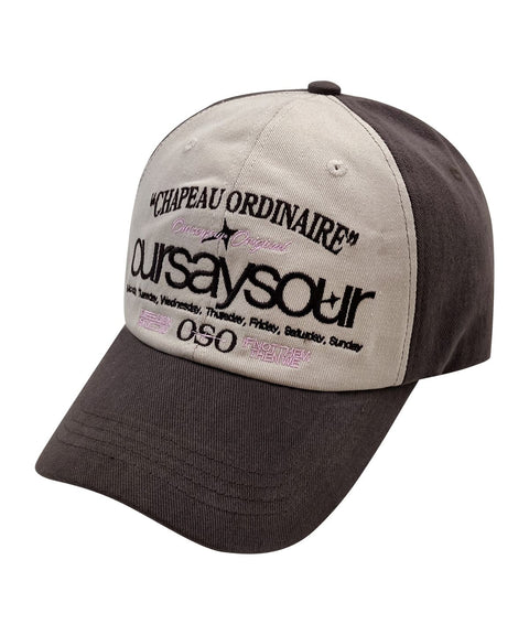 Lettering Logo Baseball Cap