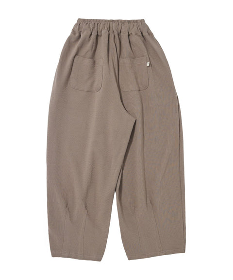 PIN-KNIT BALLOON PANTS - Beige