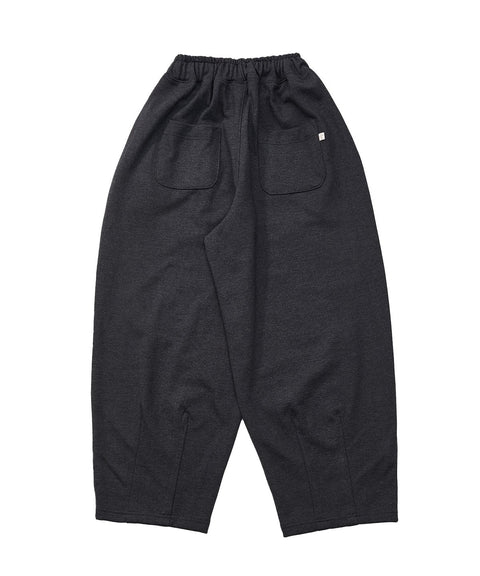PAISLEY EMB. H-T SWEAT PANTS - Charcoal