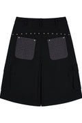 Star Check Contrast Bermuda Shorts