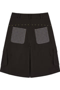 Star Check Contrast Bermuda Shorts