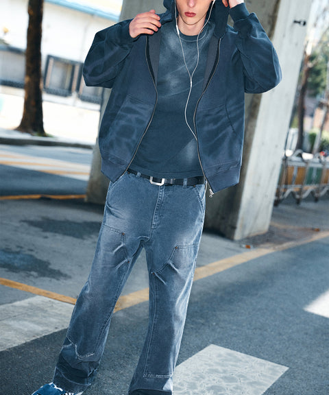 Vintage Faded Double Knee Pants
