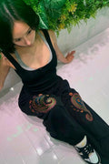PAISLEY EMB. H-T SWEAT PANTS - Styling