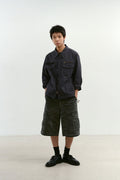 CHOWOO Camo Field Cargo Shorts - Gray
