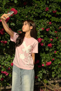 Cross Flower Stud T-Shirt