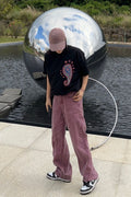 PAISLEY PRT. CUT-OUT 1/2 TEE - Styling