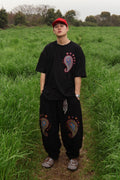 PAISLEY PRT. CUT-OUT 1/2 TEE - Styling