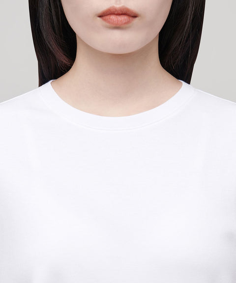MUSINSA STANDARD WOMAN_Women's Basic Crew Neck T-Shirt [White]