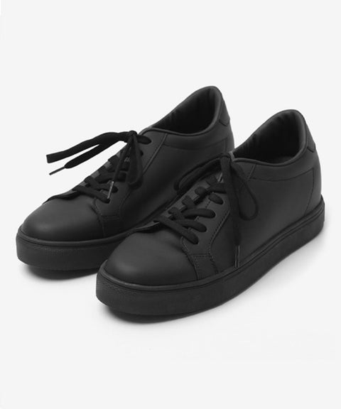 HEELTOP_HT4395-BK 7cm height-increasing sneakers Laiki Black [240~280MM]