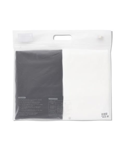 COVERNAT_[2PACK] Cool Cotton T-Shirt Black+White