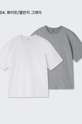 MUSINSA STANDARD_Relaxed Fit Crew Neck T-Shirt 2-Pack