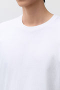 MUSINSA STANDARD_Layered Crew Neck T-Shirt_Normal Length [White]