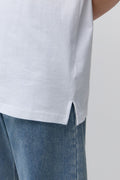 MUSINSA STANDARD_Layered Crew Neck T-Shirt_Normal Length [White]