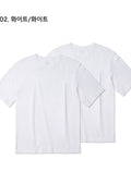 MUSINSA STANDARD_LAYERED CREWNECK SHORT SLEEVE T-SHIRT 2 PACK