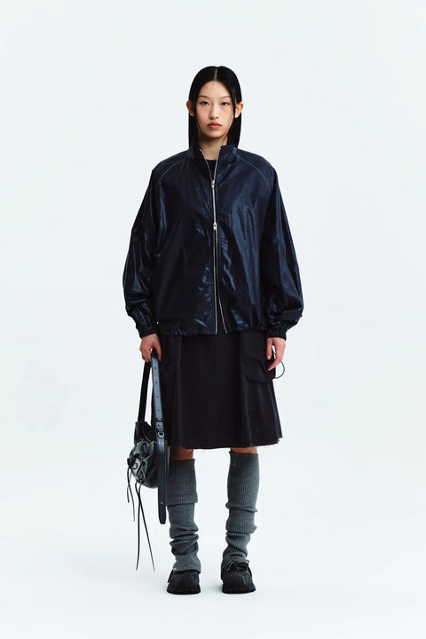 MATIN KIM LOGO COATING JUMPER