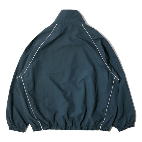 GRAYBLVD_Bastu Piping Windbreaker (BLUEGREEN)