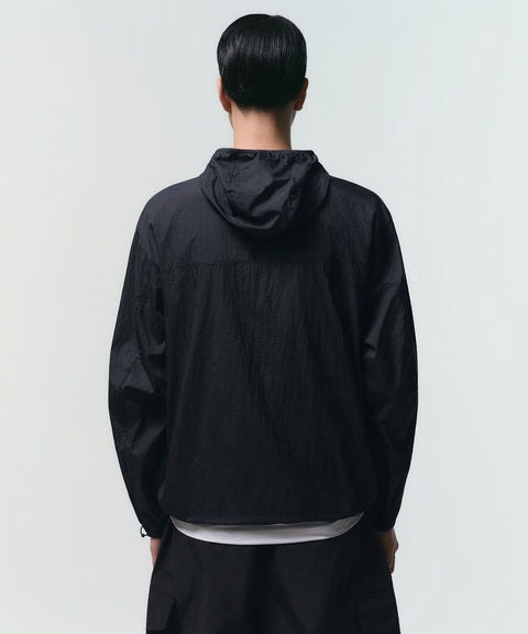 MUSINSA STANDARD_[City Leisure] Lightweight Packable Windbreaker Jacket [Black]