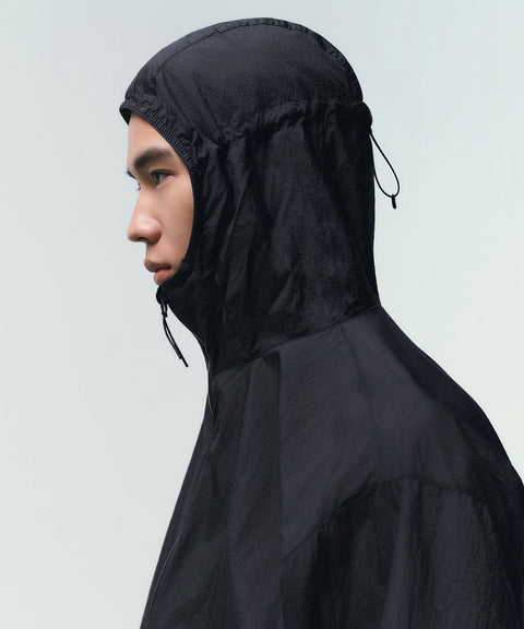 MUSINSA STANDARD_[City Leisure] Lightweight Packable Windbreaker Jacket [Black]