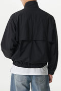 MUSINSA STANDARD_Oversized high-neck windbreaker jacket [Black]