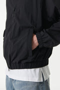 MUSINSA STANDARD_Oversized high-neck windbreaker jacket [Black]