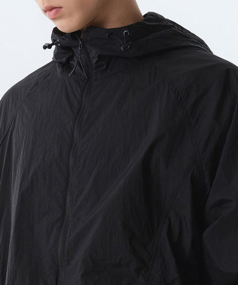 MUSINSA STANDARD_[City Leisure] Sheer Windbreaker Jacket [Black]