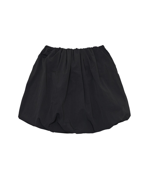 ITZAVIBE VOLUME NYLON SKIRT - BLACK 3