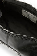 BUCKLE STRAP SHOULDER BAG IN BLACK