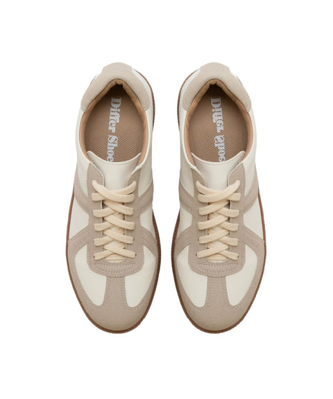 DIFFERSHOE_German Army Leather Sneakers 7CM [Basic]